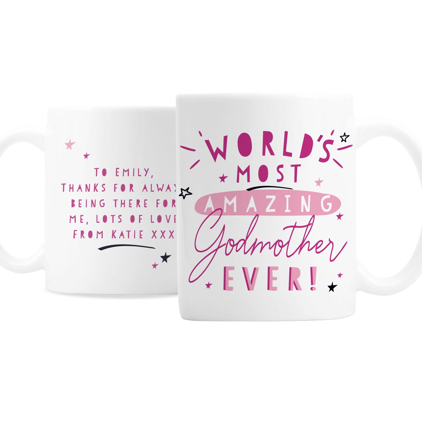 Personalised World's Most Amazing Godmother Mug - MK&JD Gifts