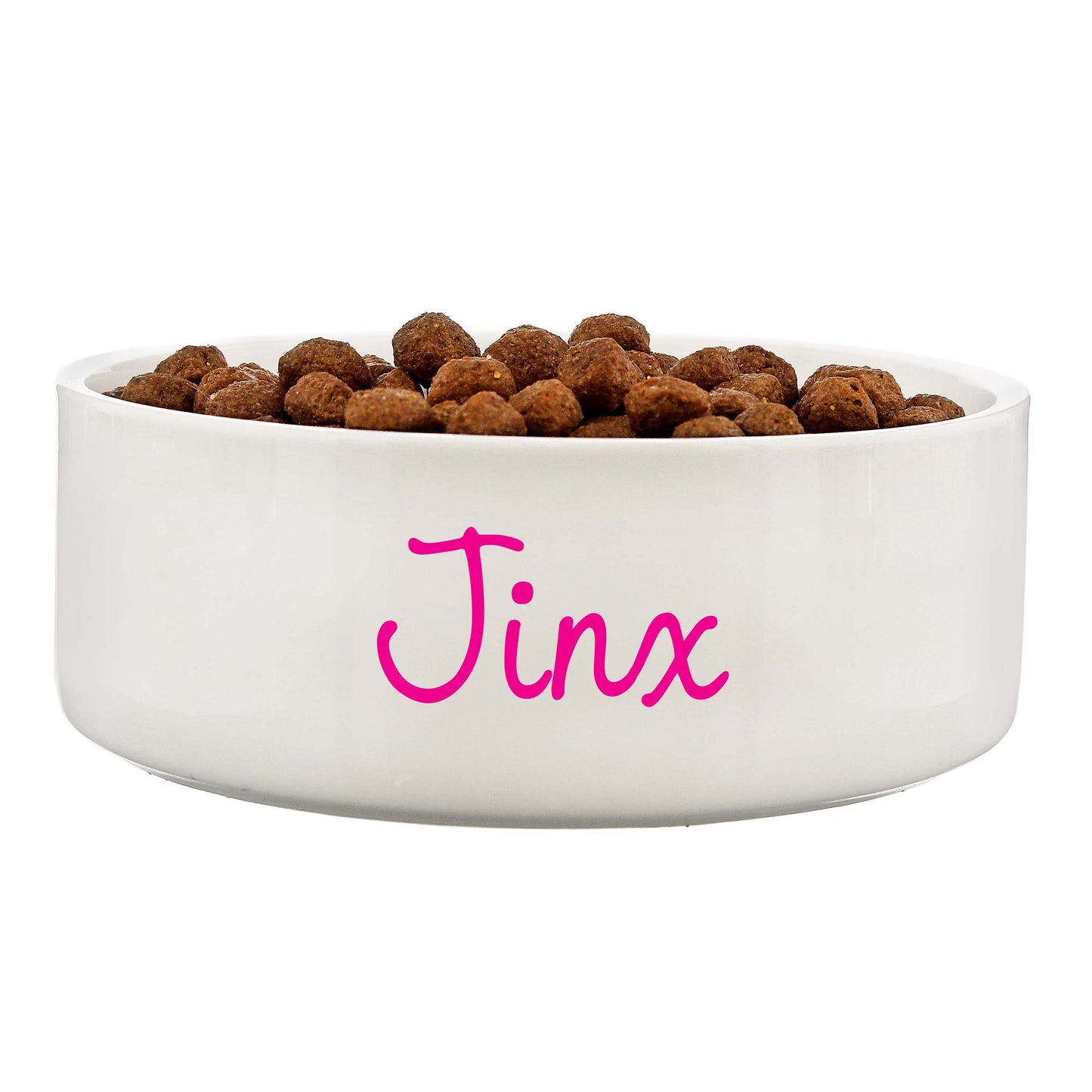 Personalised Pink Name 14cm Medium Pet Bowl - MK&JD Gifts