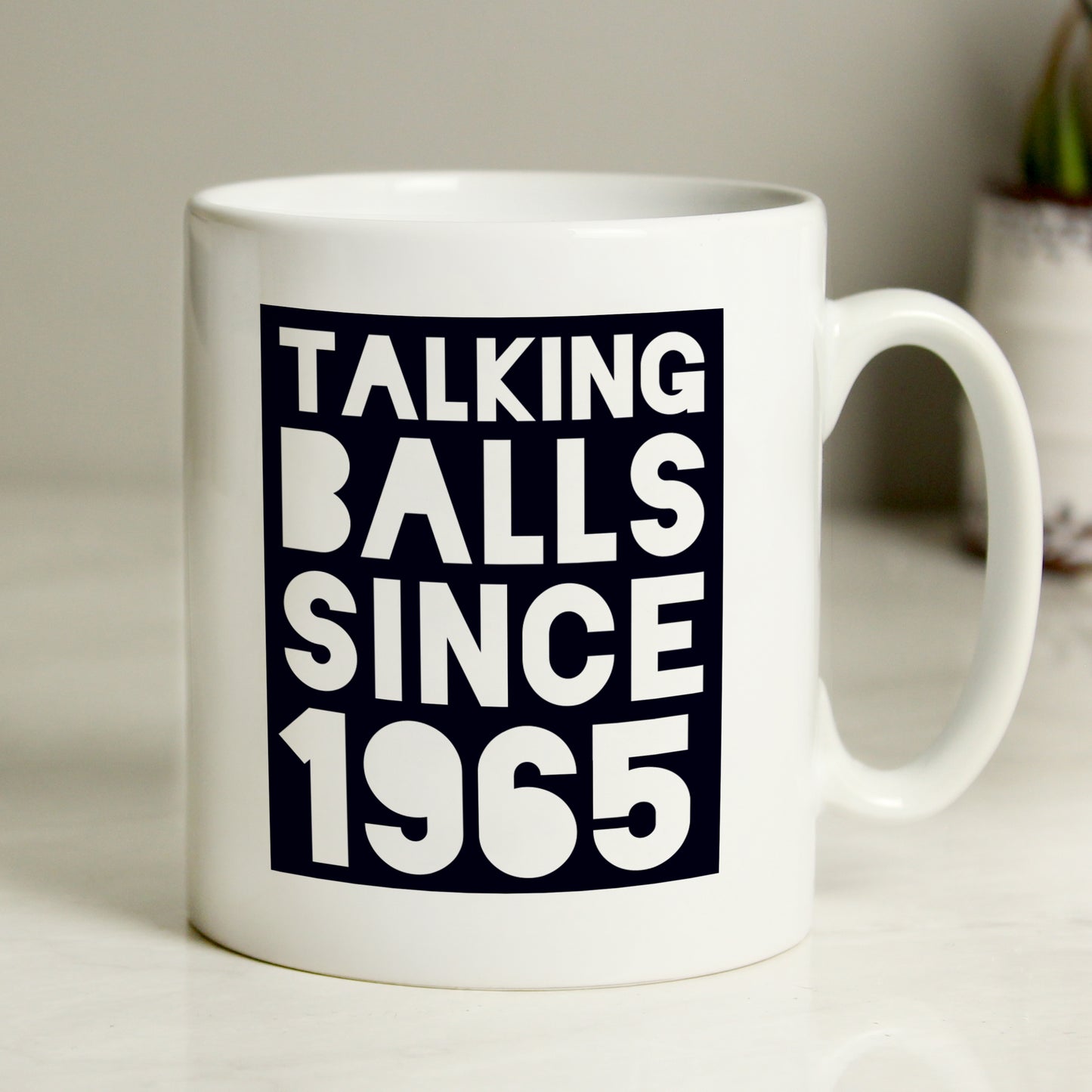 Personalised Talking Balls Since Mug - MK&JD Gifts