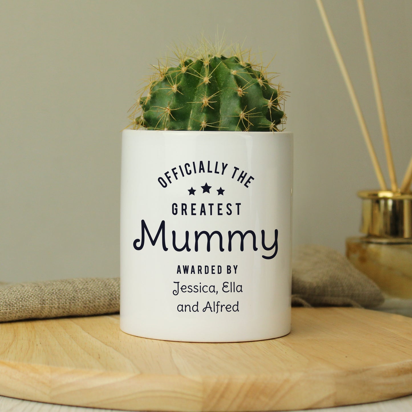 Personalised Officially The Greatest Ceramic Storage Pot - MK&JD Gifts