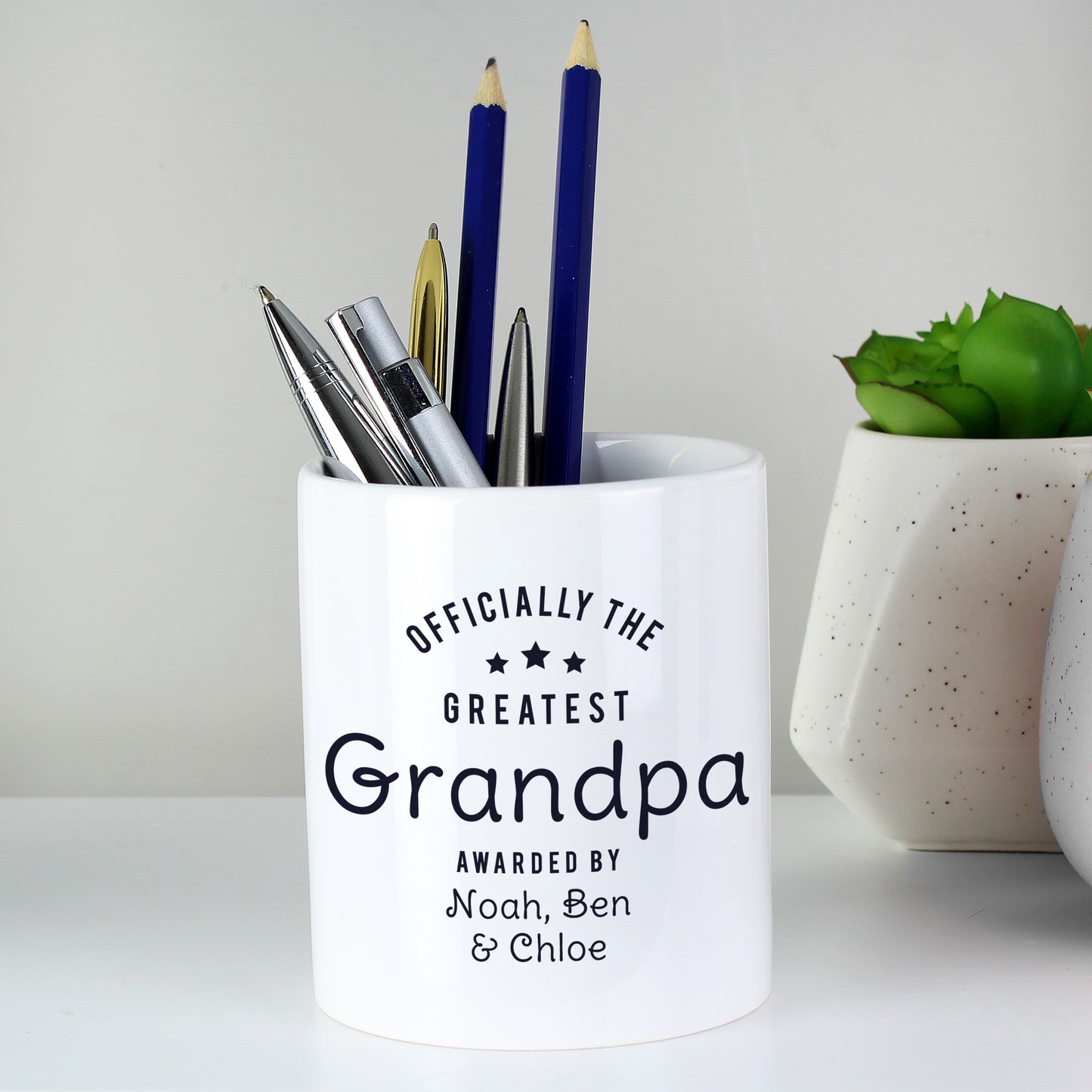 Personalised Officially The Greatest Ceramic Storage Pot - MK&JD Gifts