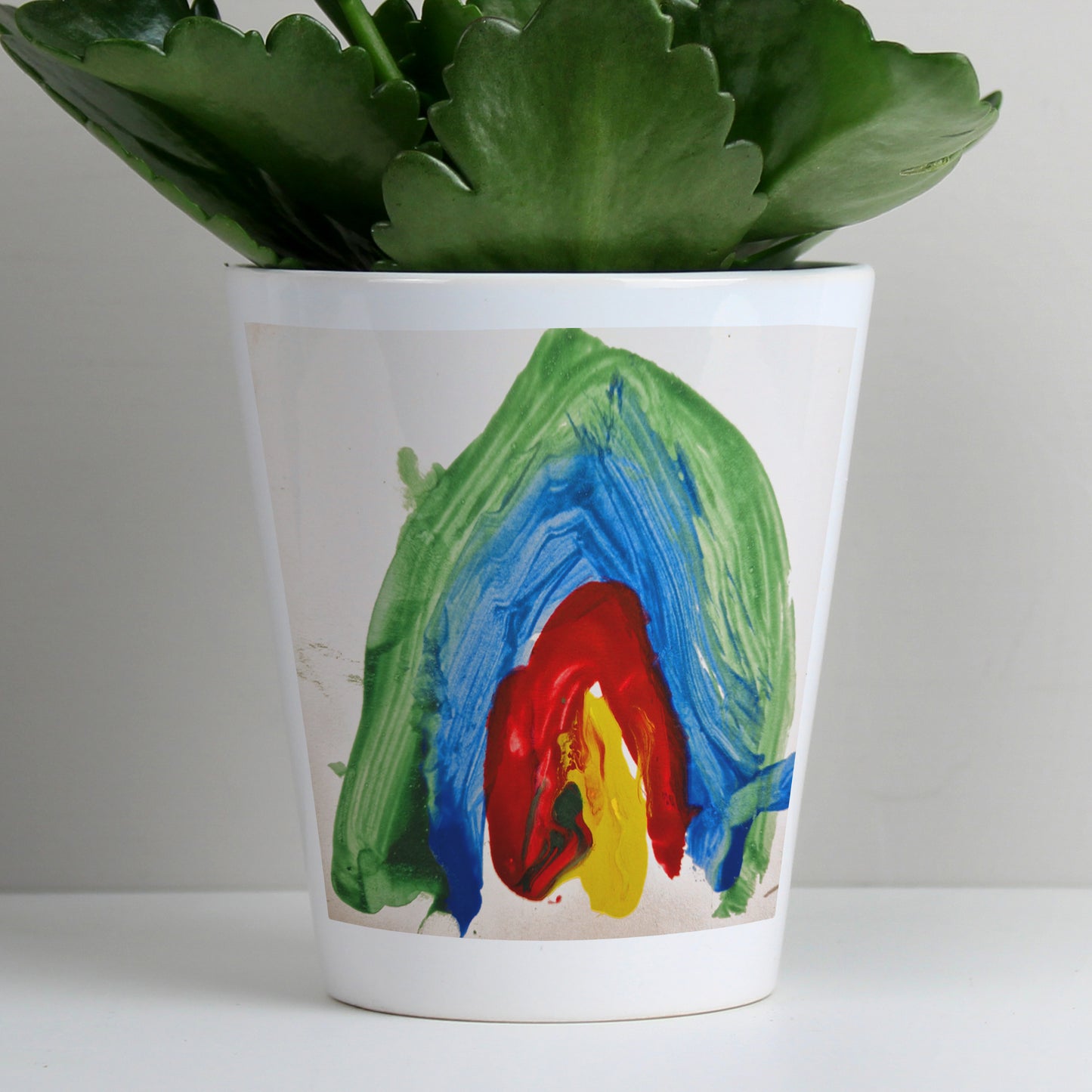 Personalised Childrens Drawing Photo Upload Plant Pot - MK&JD Gifts
