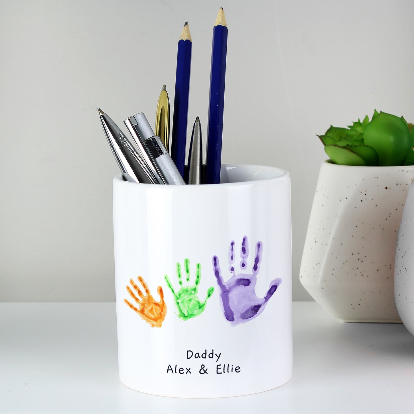 Personalised Childrens Drawing Photo Storage Pot - MK&JD Gifts