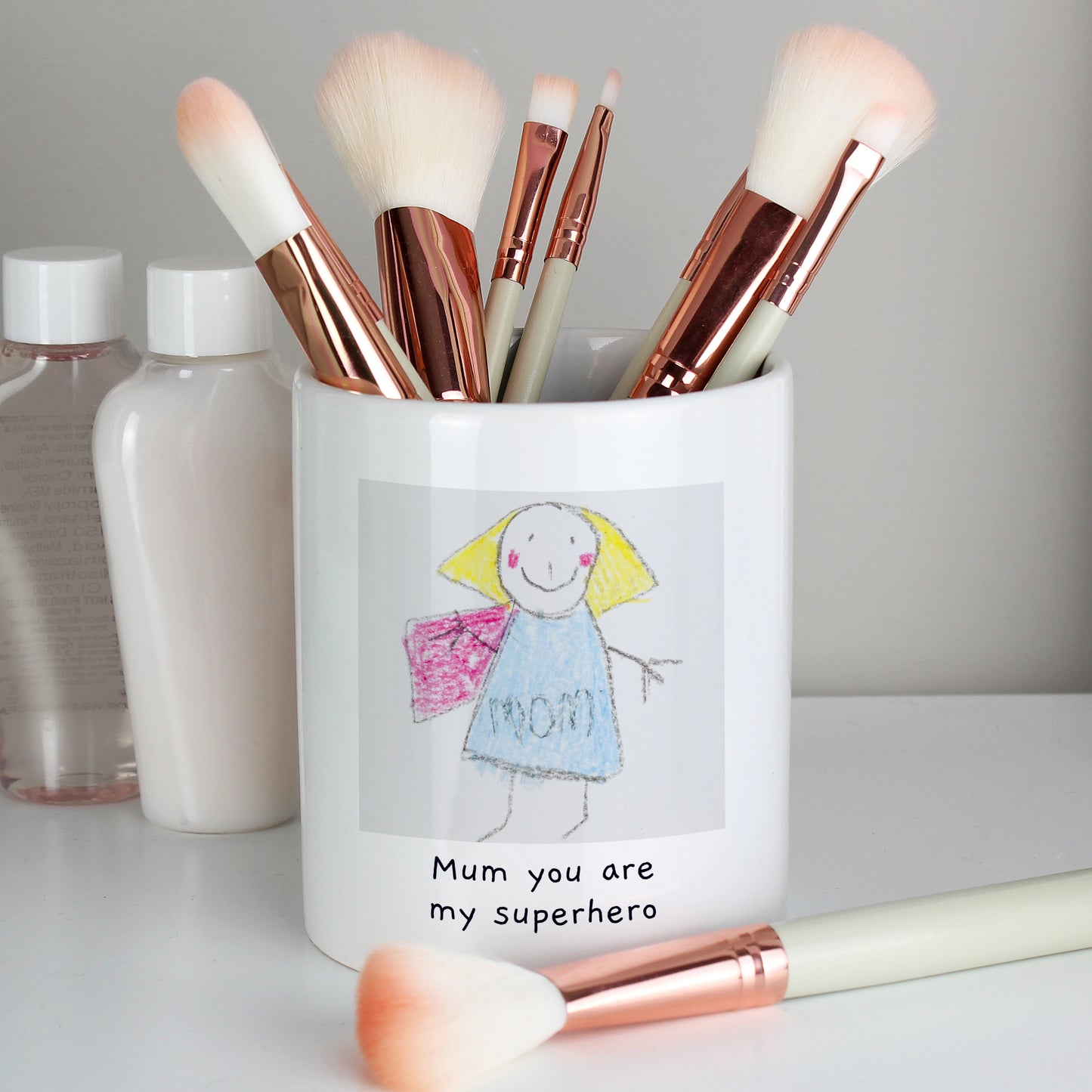Personalised Childrens Drawing Photo Storage Pot - MK&JD Gifts