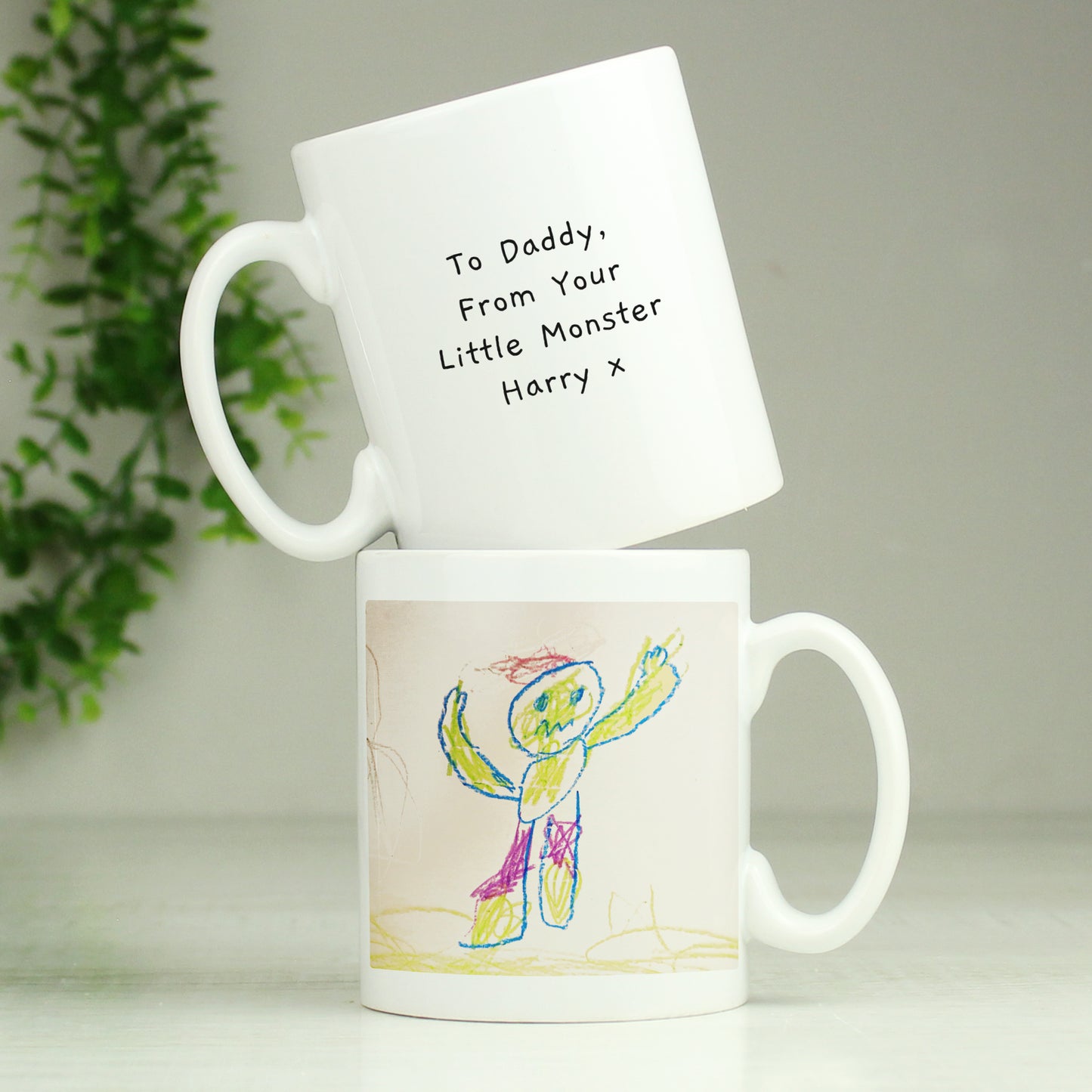 Personalised Childrens Drawing Photo Upload Mug - MK&JD Gifts