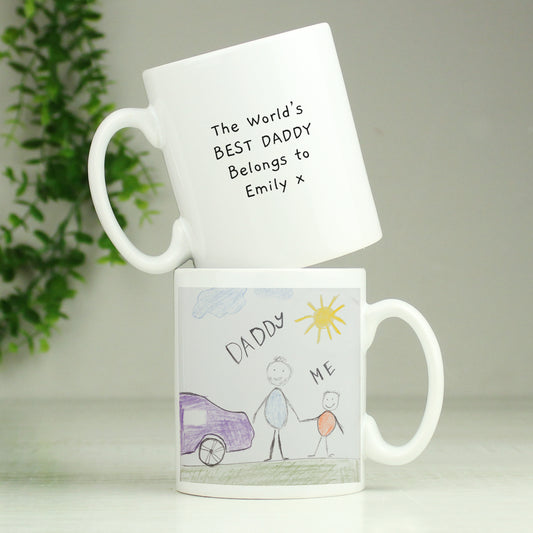Personalised Childrens Drawing Photo Upload Mug - MK&JD Gifts