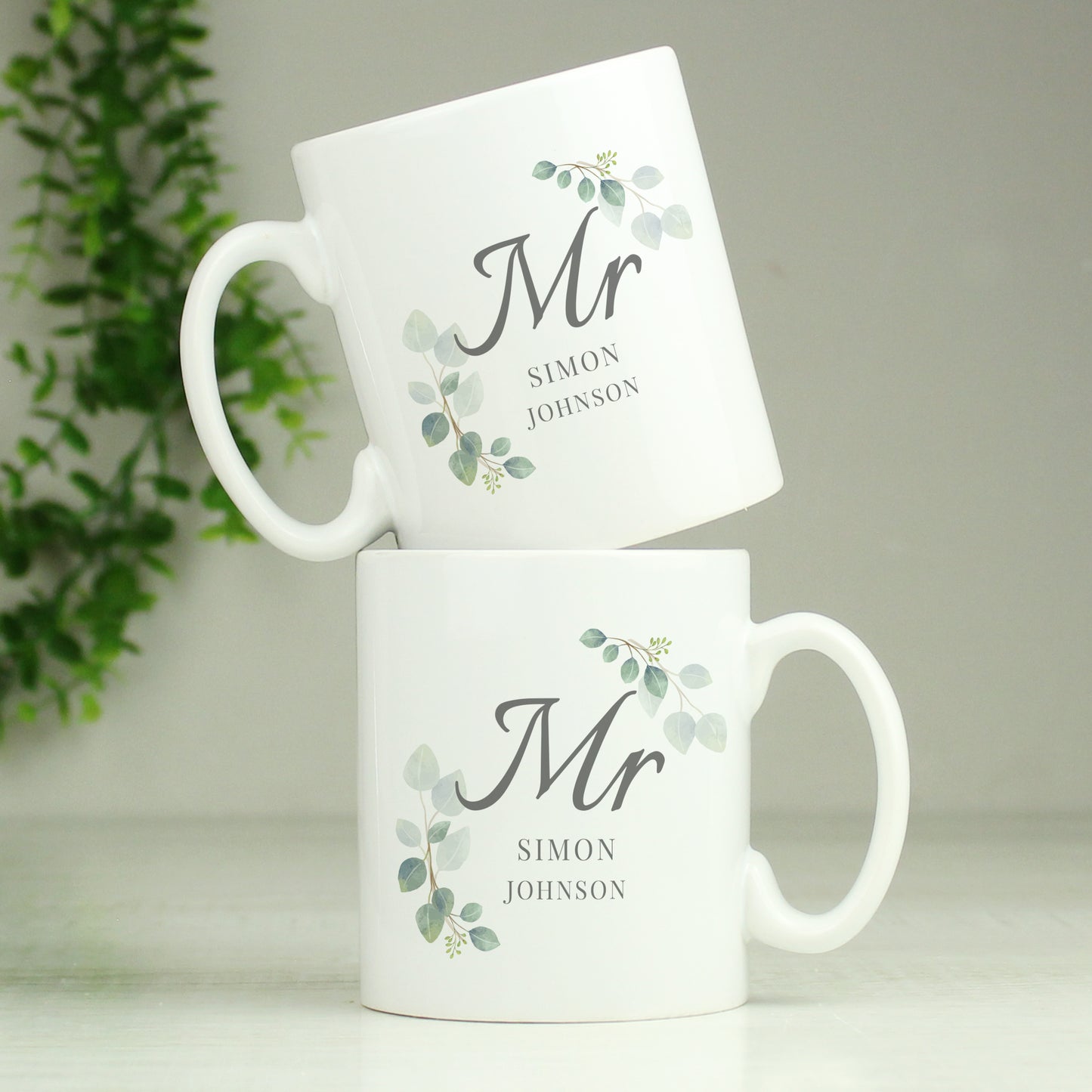 Personalised Botanical Mr Mug - MK&JD Gifts