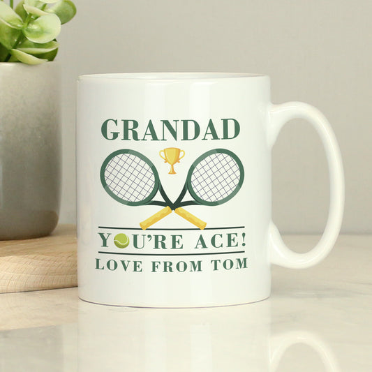 Personalised Tennis Mug - MK&JD Gifts