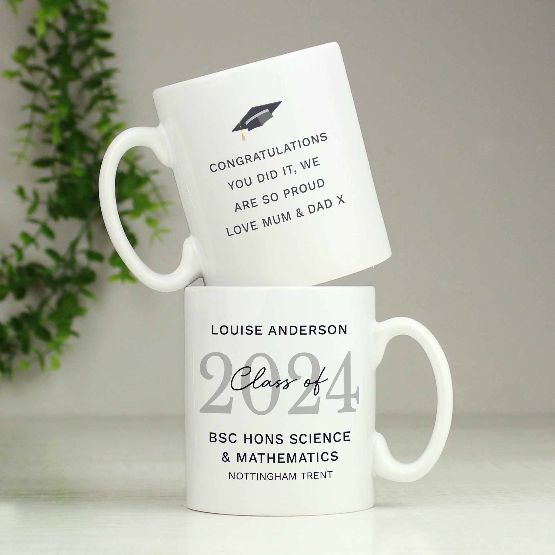Personalised Class of Graduation Mug - MK&JD Gifts