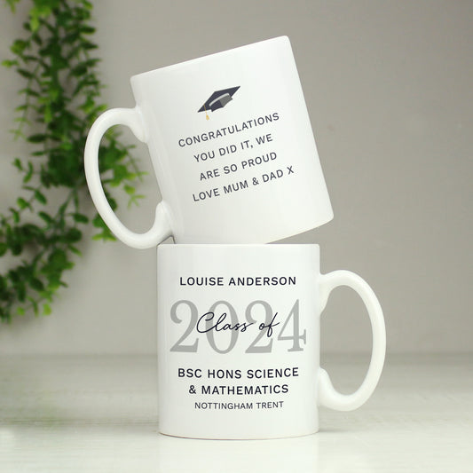 Personalised Class of Graduation Mug - MK&JD Gifts