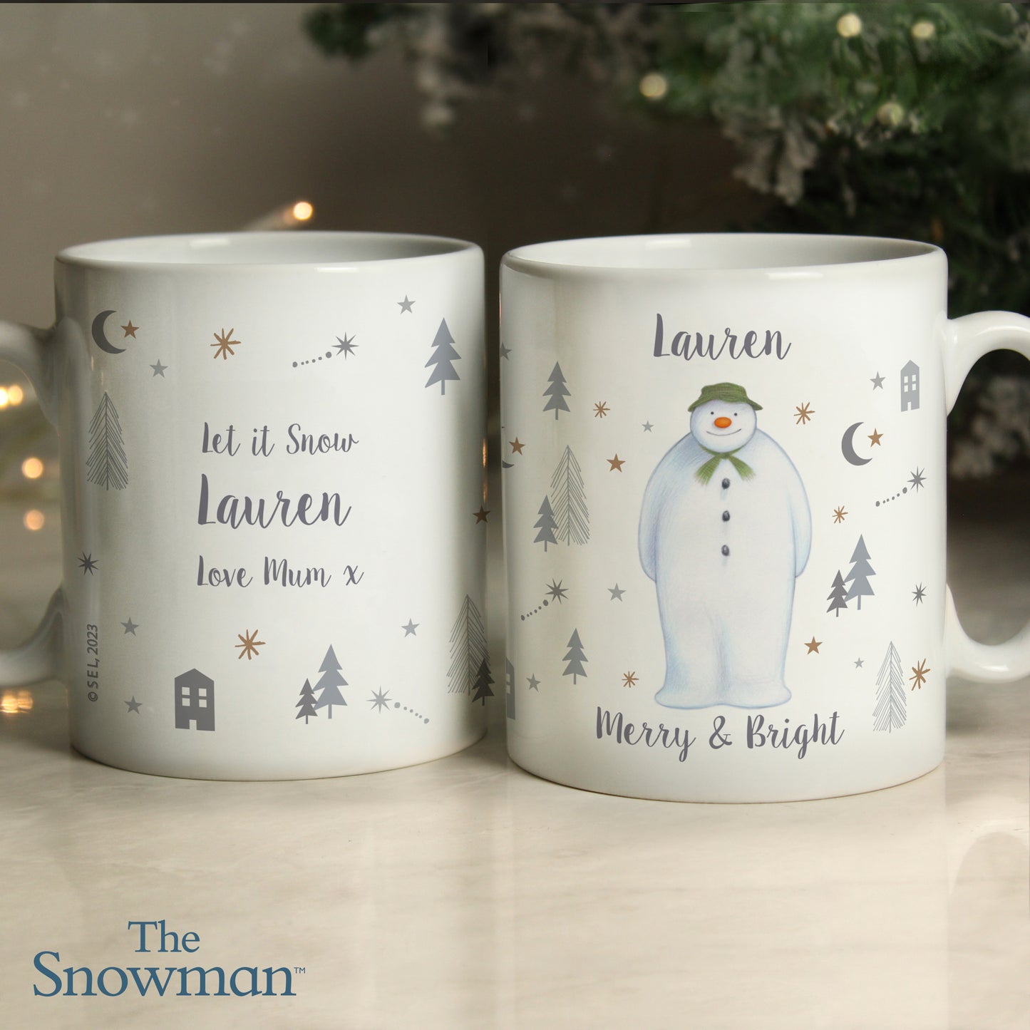 Personalised The Snowman Magical Adventure Mug - MK&JD Gifts