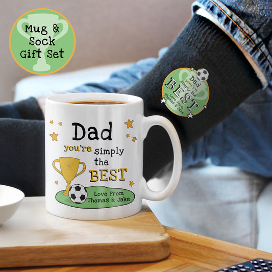 Personalised Simply The Best Mug & Socks Set - MK&JD Gifts