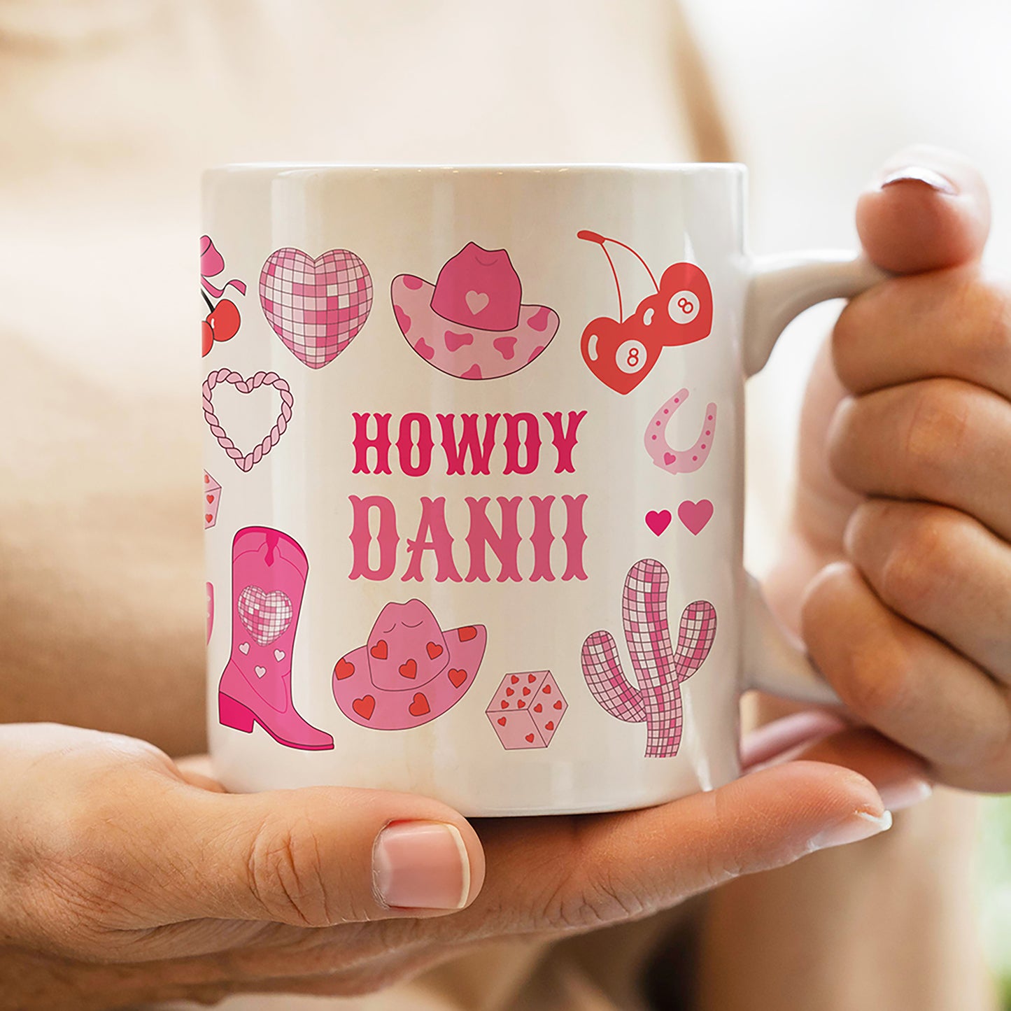 Personalised Cowgirl Mug - MK&JD Gifts