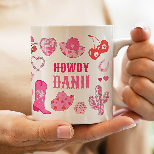 Personalised Cowgirl Mug - MK&JD Gifts