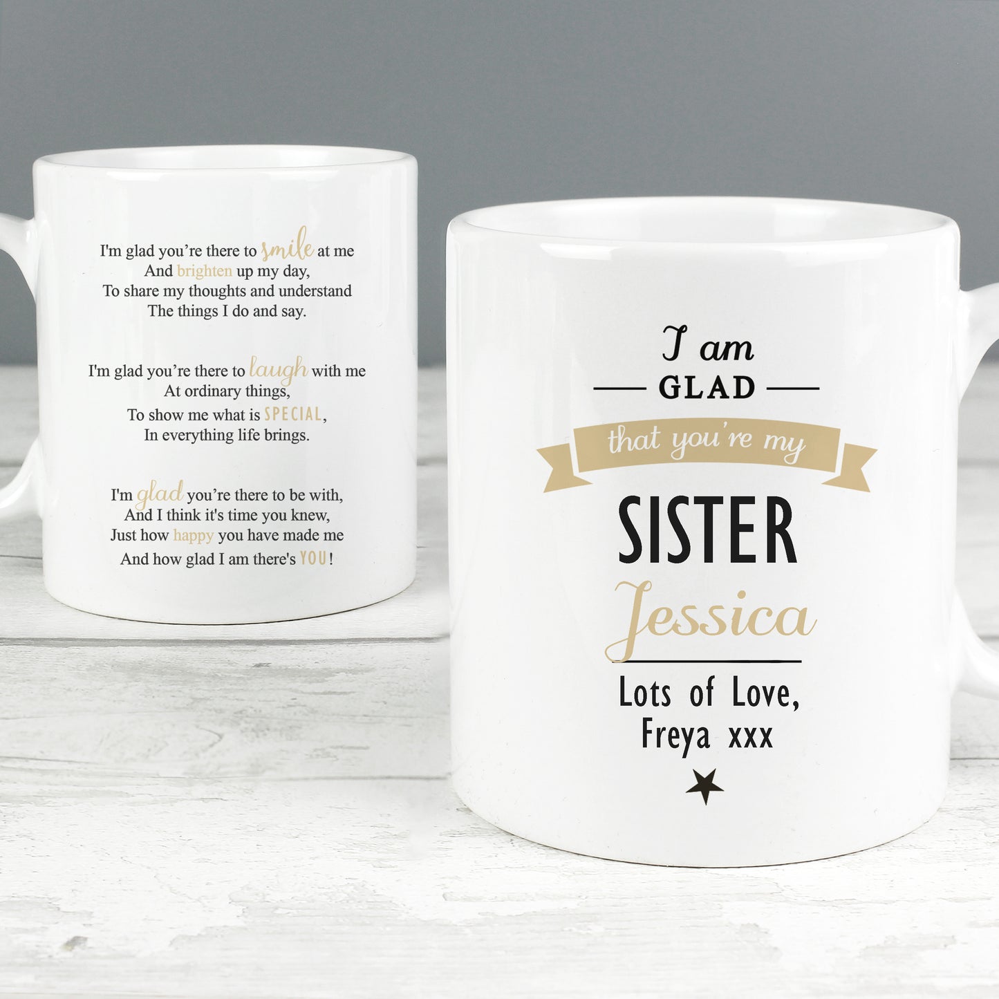 Personalised I Am Glad... Mug - MK&JD Gifts