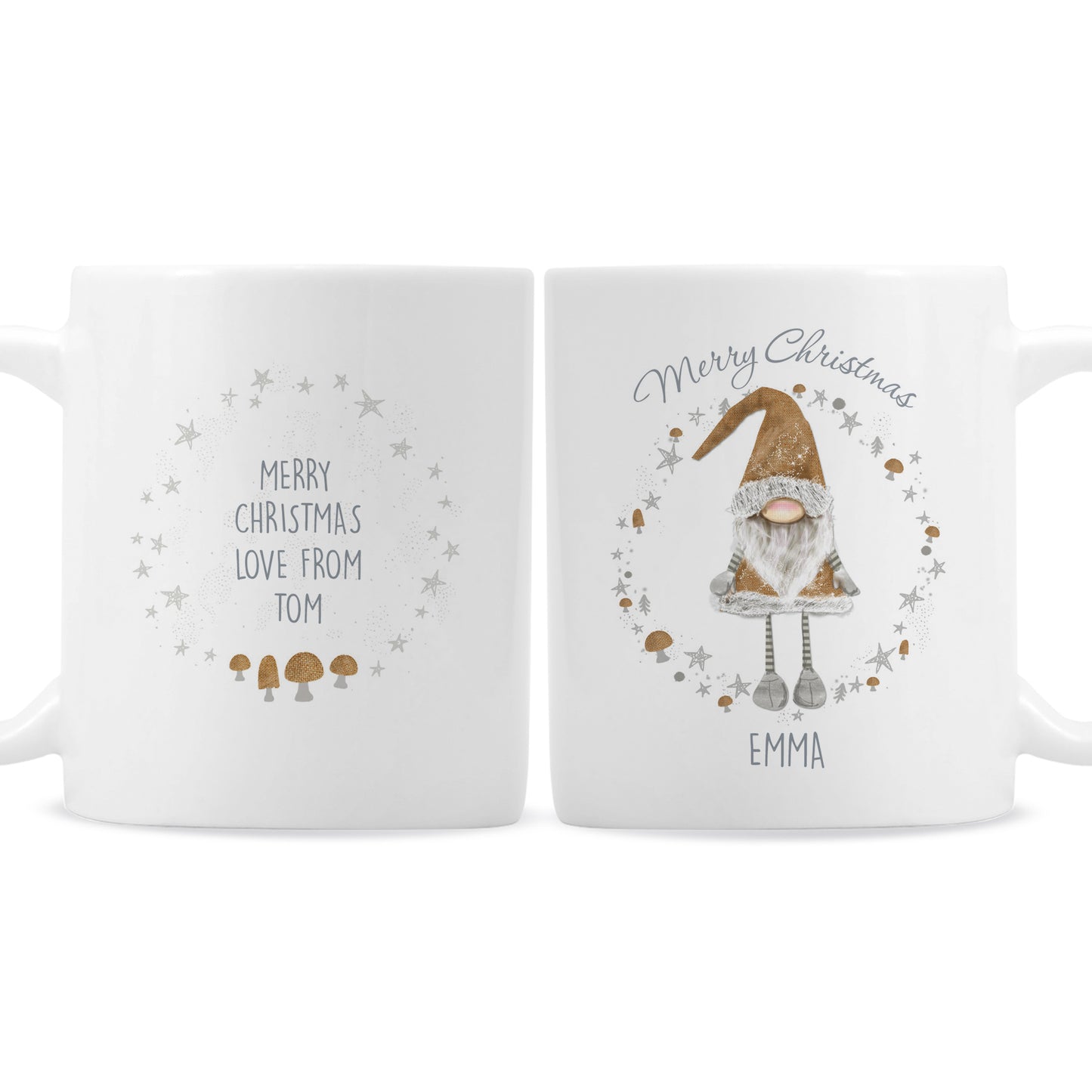 Personalised Christmas Gonk Mug - MK&JD Gifts