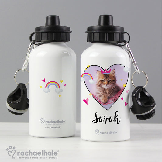 Personalised Rachael Hale Cute Cat Drinks Bottle - MK&JD Gifts