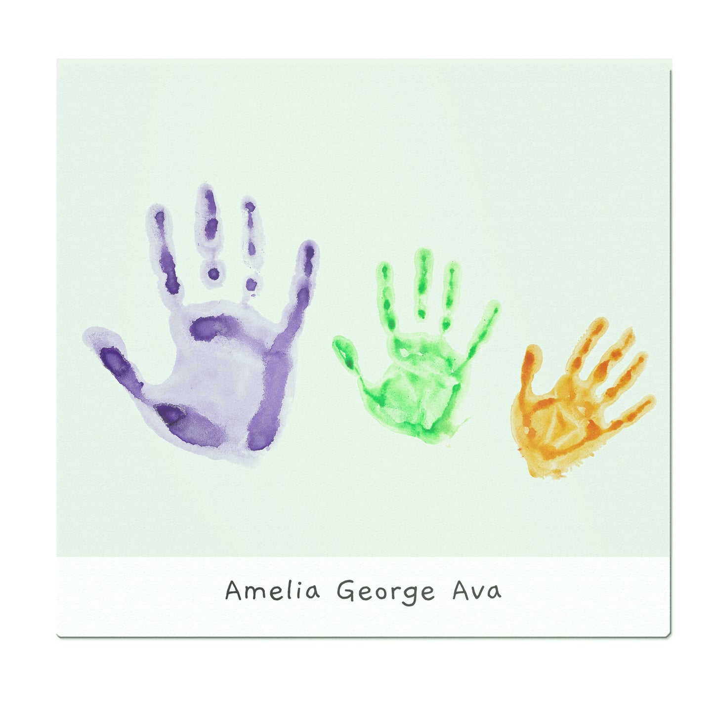 Personalised Childrens Drawing Photo Upload Glass Chopping Board/Worktop Saver - MK&JD Gifts
