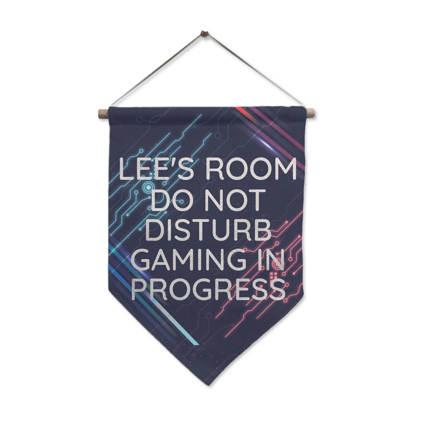 Personalised Free Text Gaming Hanging Banner - MK&JD Gifts