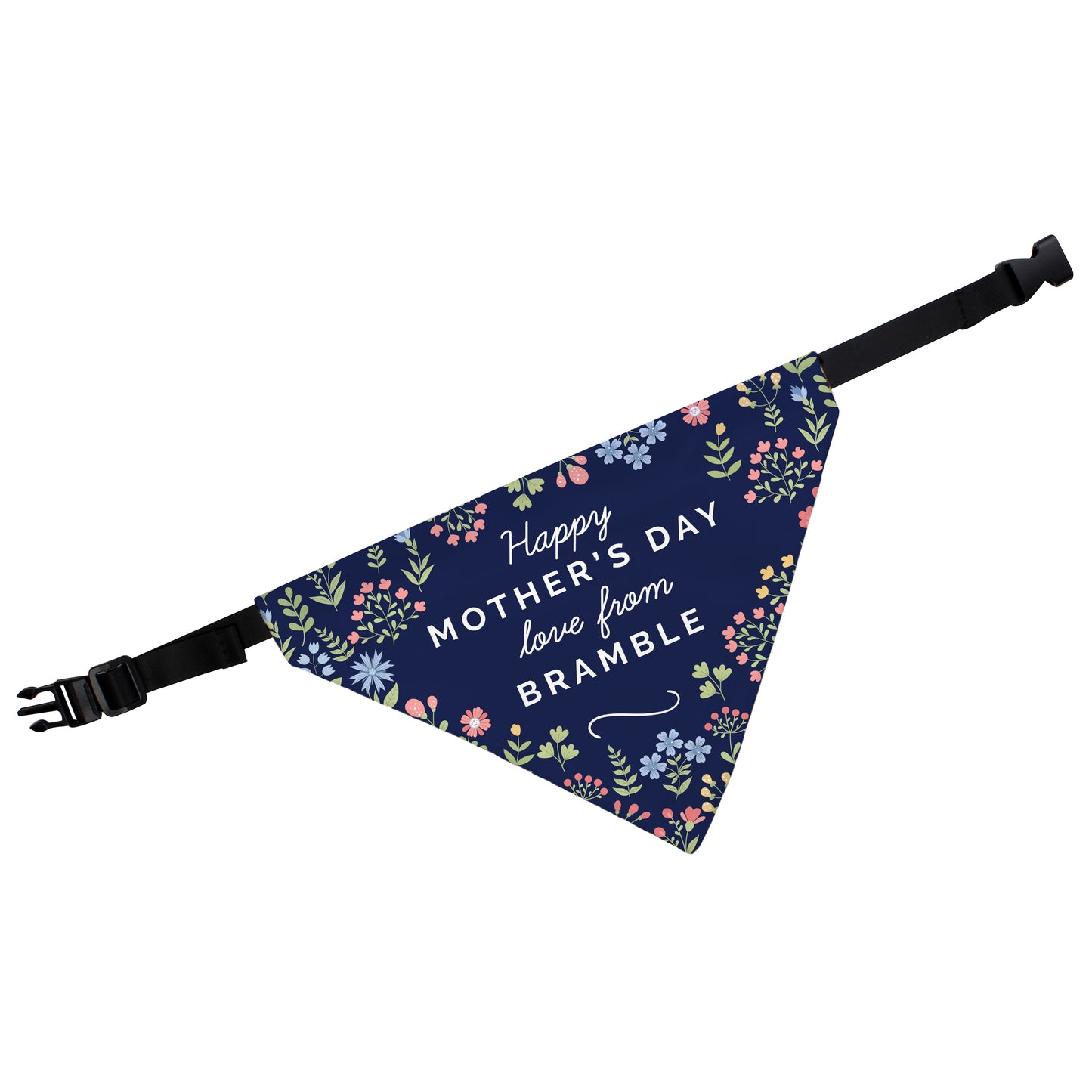 Personalised Floral Dog Bandana - MK&JD Gifts