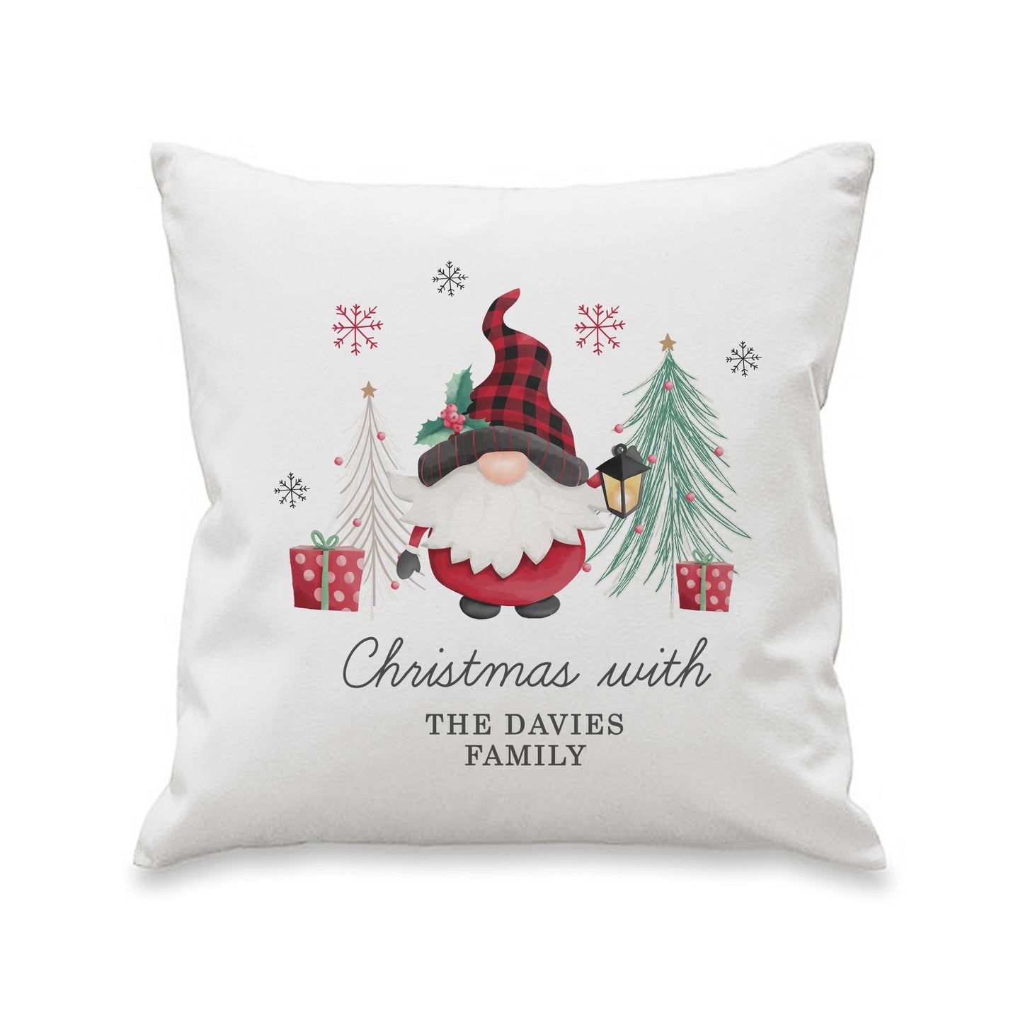 Personalised Gonk Christmas Cushion - MK&JD Gifts
