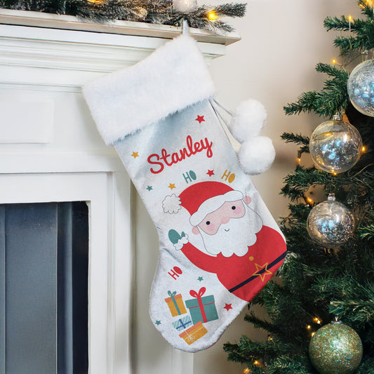 Personalised Santa Christmas Stocking - MK&JD Gifts