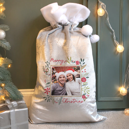 Personalised Photo Upload Christmas Sack - MK&JD Gifts