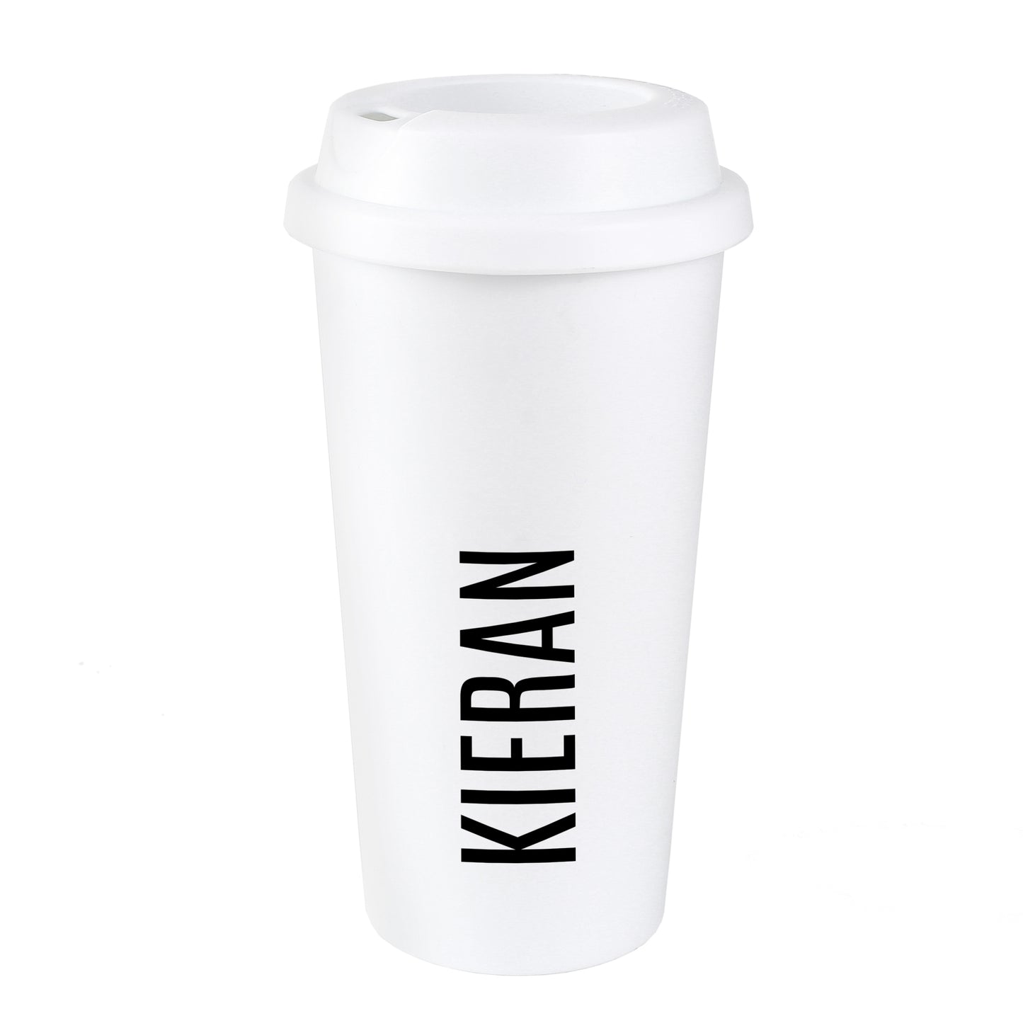 Personalised Name Insulated Reusable Eco Travel Cup - MK&JD Gifts