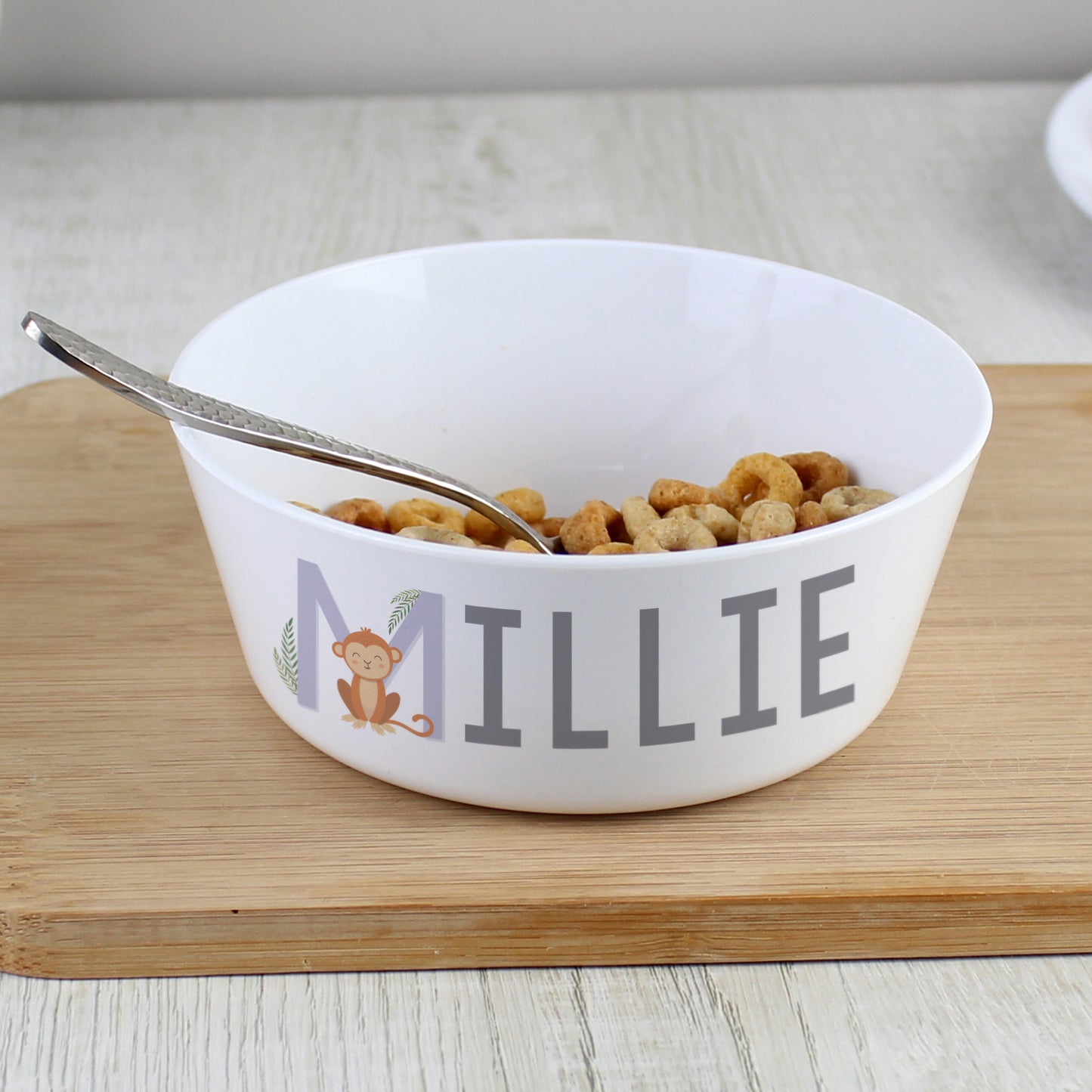 Personalised Animal Alphabet Plastic Bowl - MK&JD Gifts