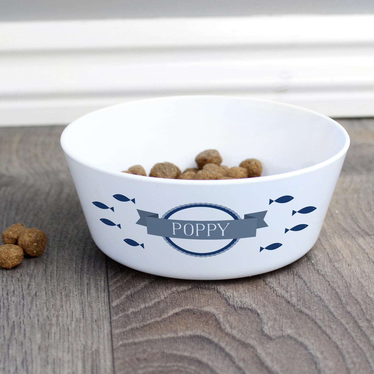 Personalised Fish Plastic Cat Bowl - MK&JD Gifts