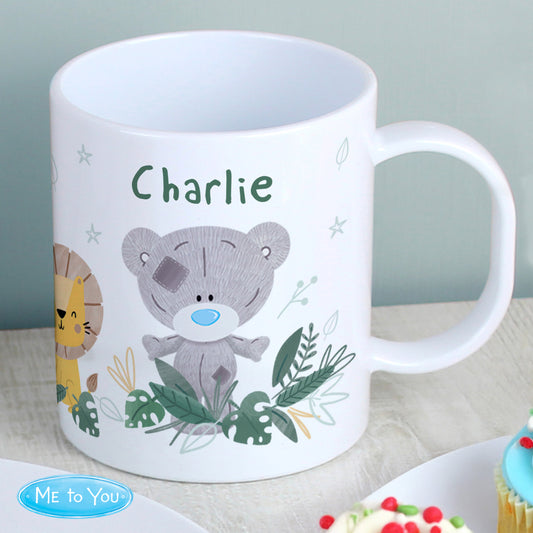 Personalised Tiny Tatty Teddy Jungle Animals Plastic Mug - MK&JD Gifts