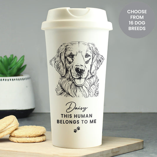 Personalised Dog Breed Travel Cup - MK&JD Gifts