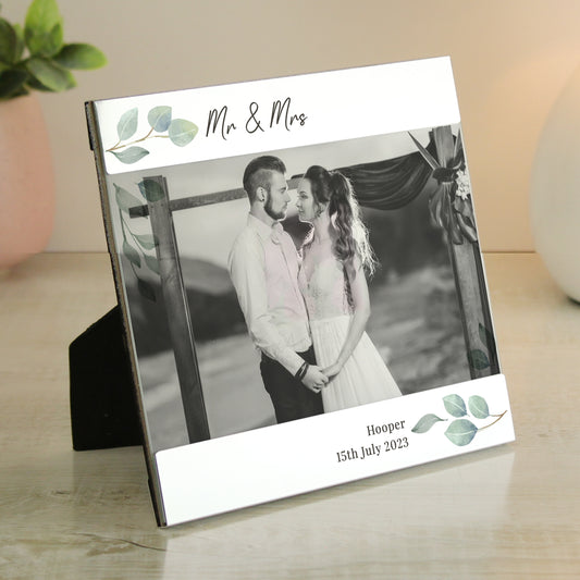 Personalised Botanical 6x4 Photo Frame - MK&JD Gifts