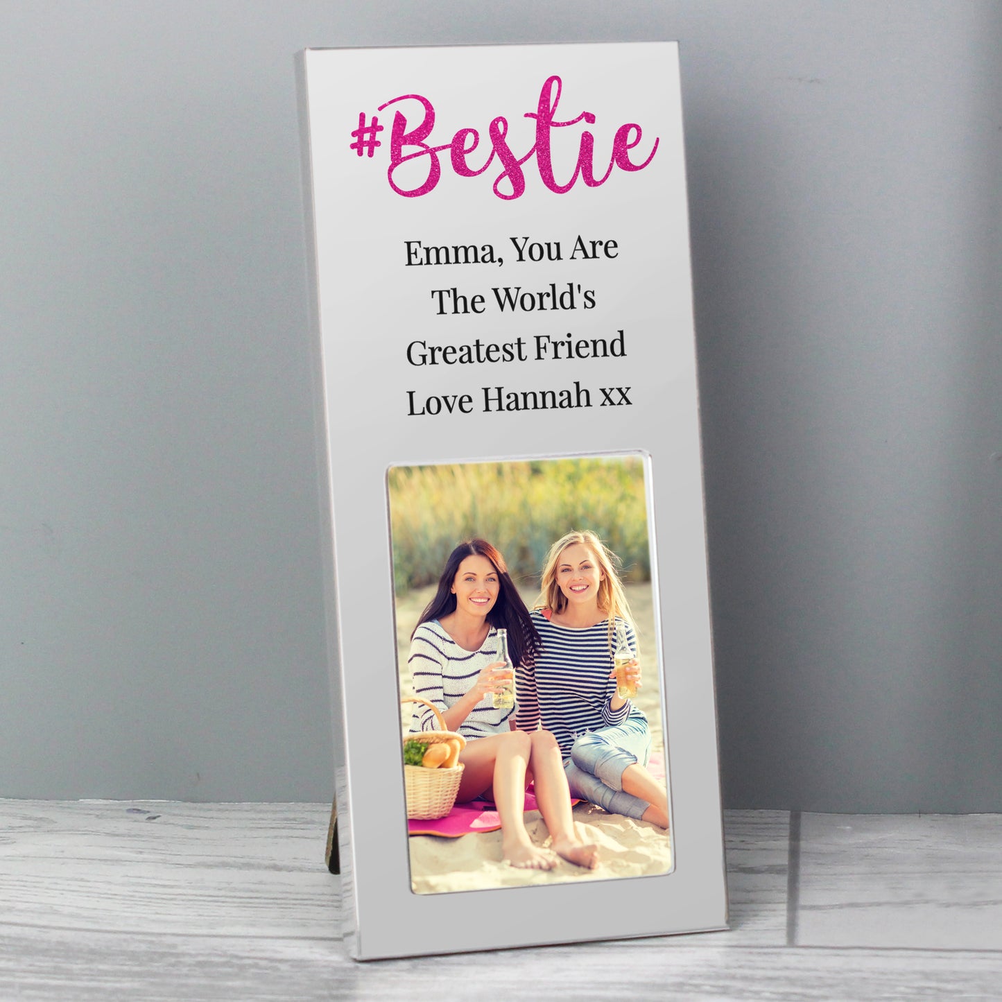 Personalised #Bestie 2x3 Photo Frame - MK&JD Gifts