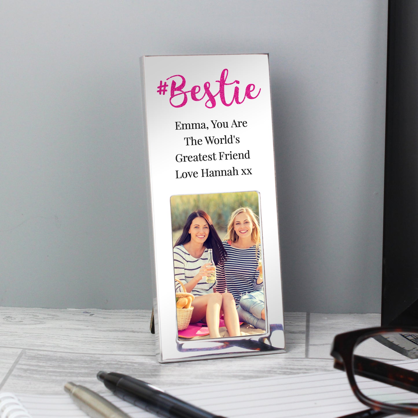 Personalised #Bestie 2x3 Photo Frame - MK&JD Gifts