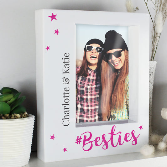 Personalised Besties 5x7 Box Photo Frame - MK&JD Gifts