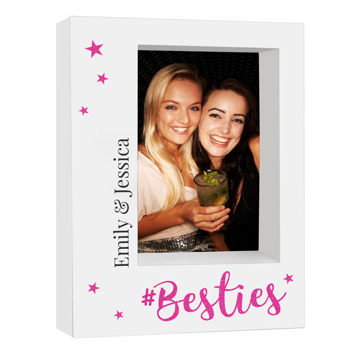 Personalised Besties 5x7 Box Photo Frame - MK&JD Gifts