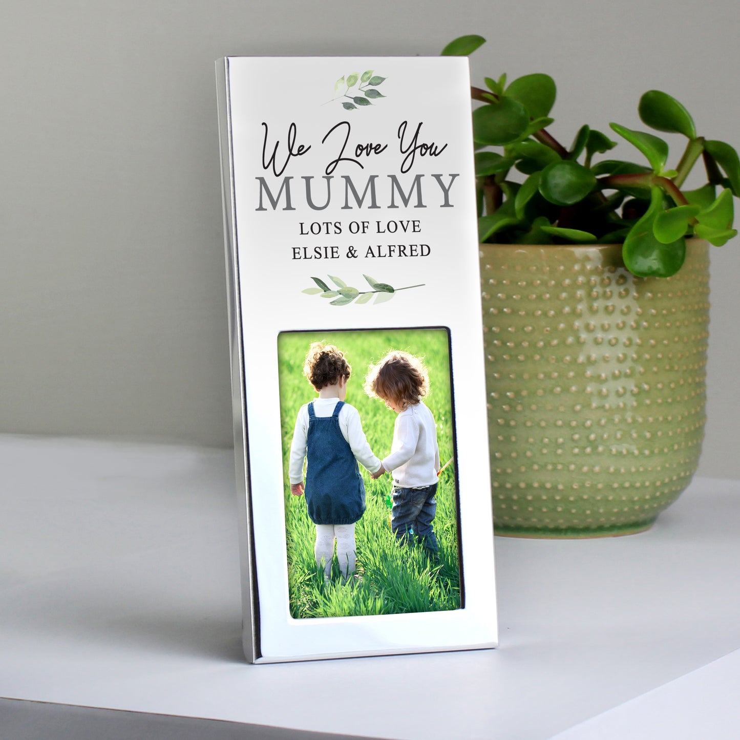 Personalised Botanical 2x3 Photo Frame - MK&JD Gifts