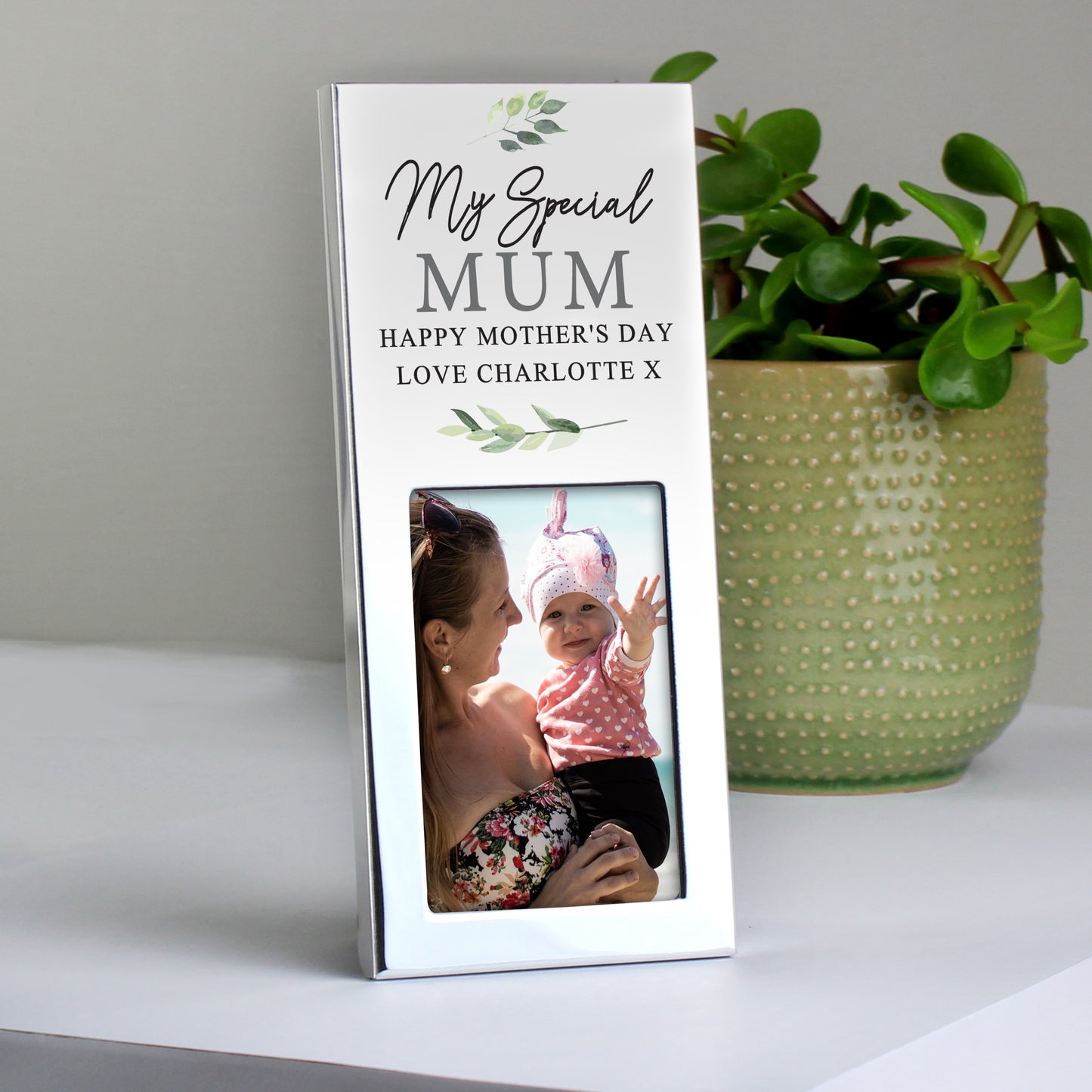 Personalised Botanical 2x3 Photo Frame - MK&JD Gifts
