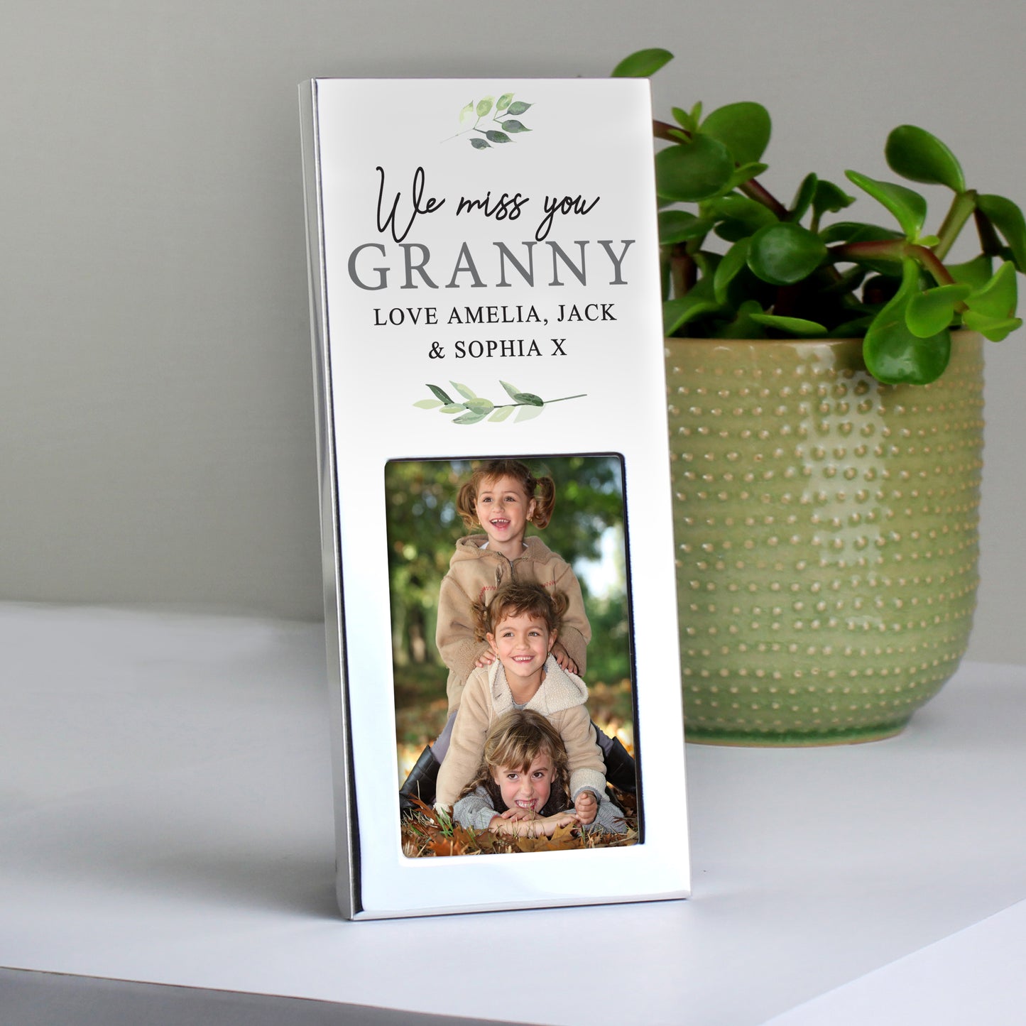 Personalised Botanical 2x3 Photo Frame - MK&JD Gifts