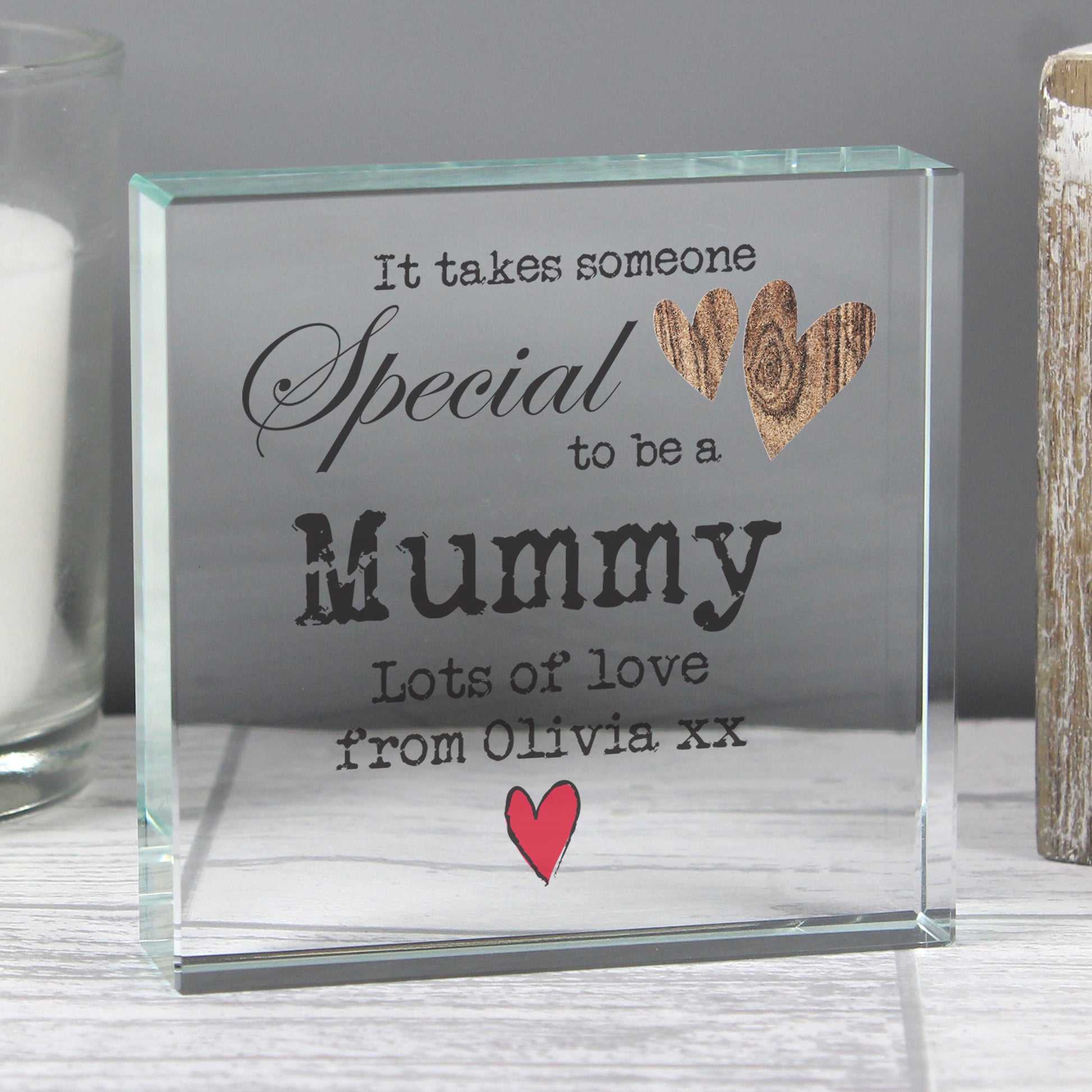 Personalised Someone Special  Crystal Token - MK&JD Gifts