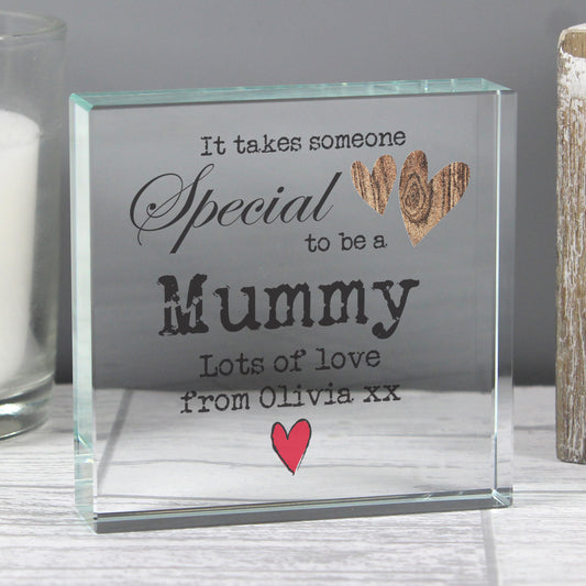 Personalised Someone Special  Crystal Token - MK&JD Gifts