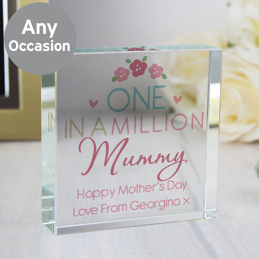 Personalised One in a Million Crystal Token - MK&JD Gifts