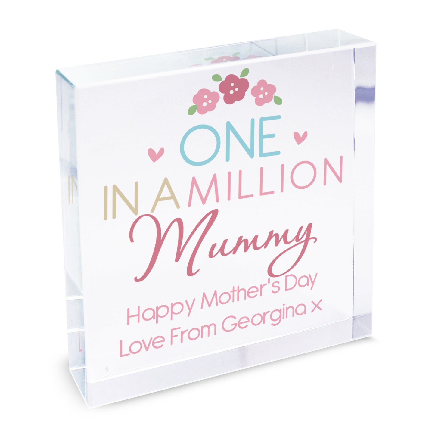 Personalised One in a Million Crystal Token - MK&JD Gifts