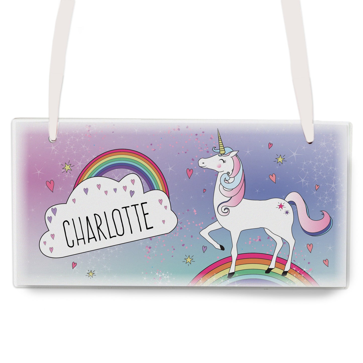 Personalised Unicorn Wooden Sign - MK&JD Gifts