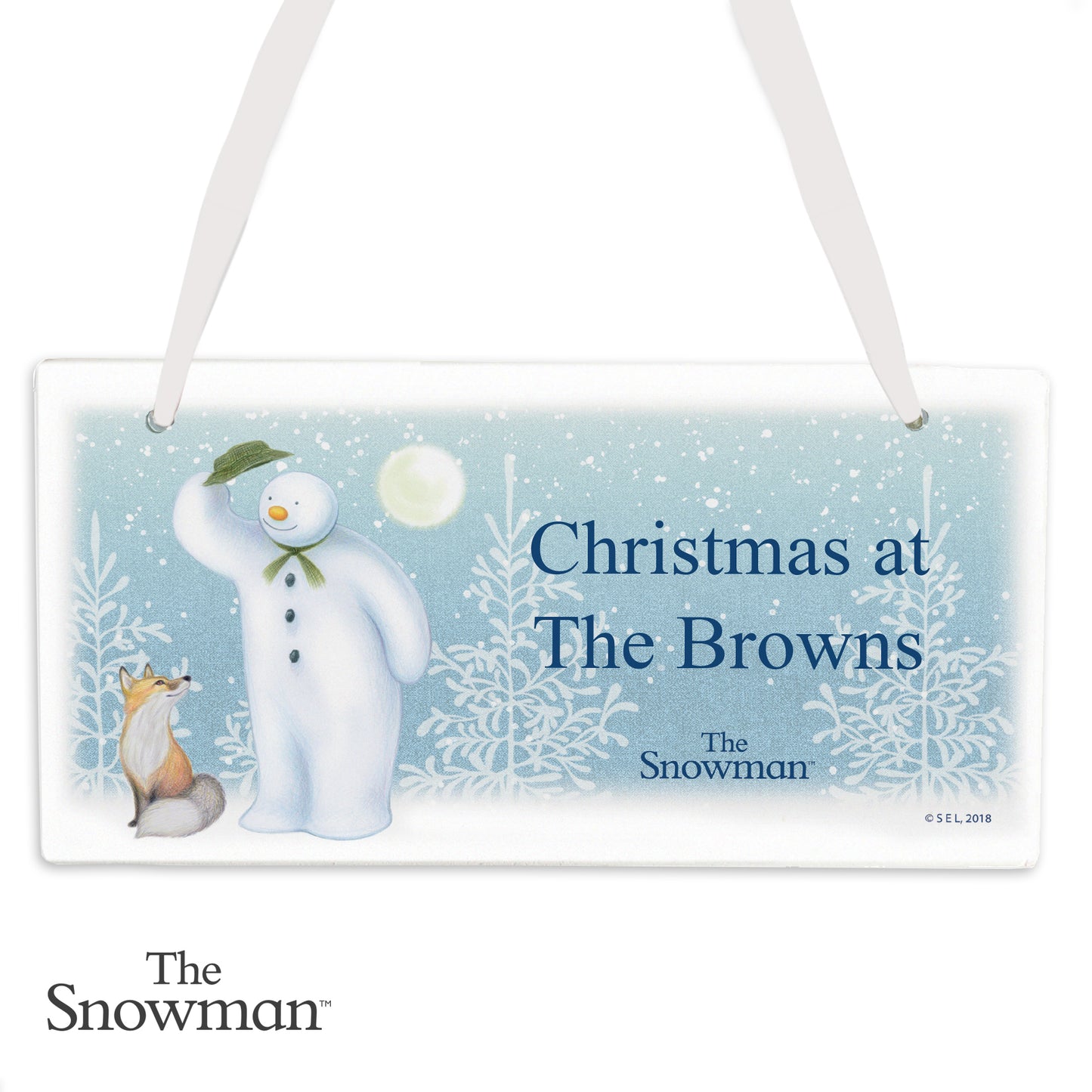 Personalised The Snowman Snow Wonder Wooden Sign - MK&JD Gifts