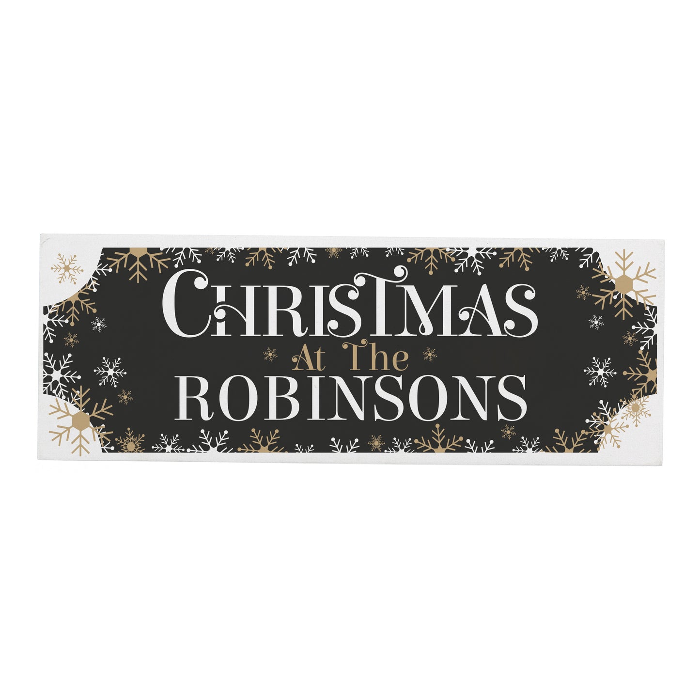 Personalised Family Christmas Wooden Mantel Decoration - MK&JD Gifts