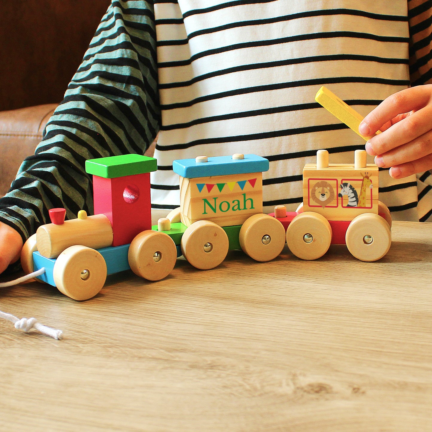 Personalised Circus Toy Train - MK&JD Gifts