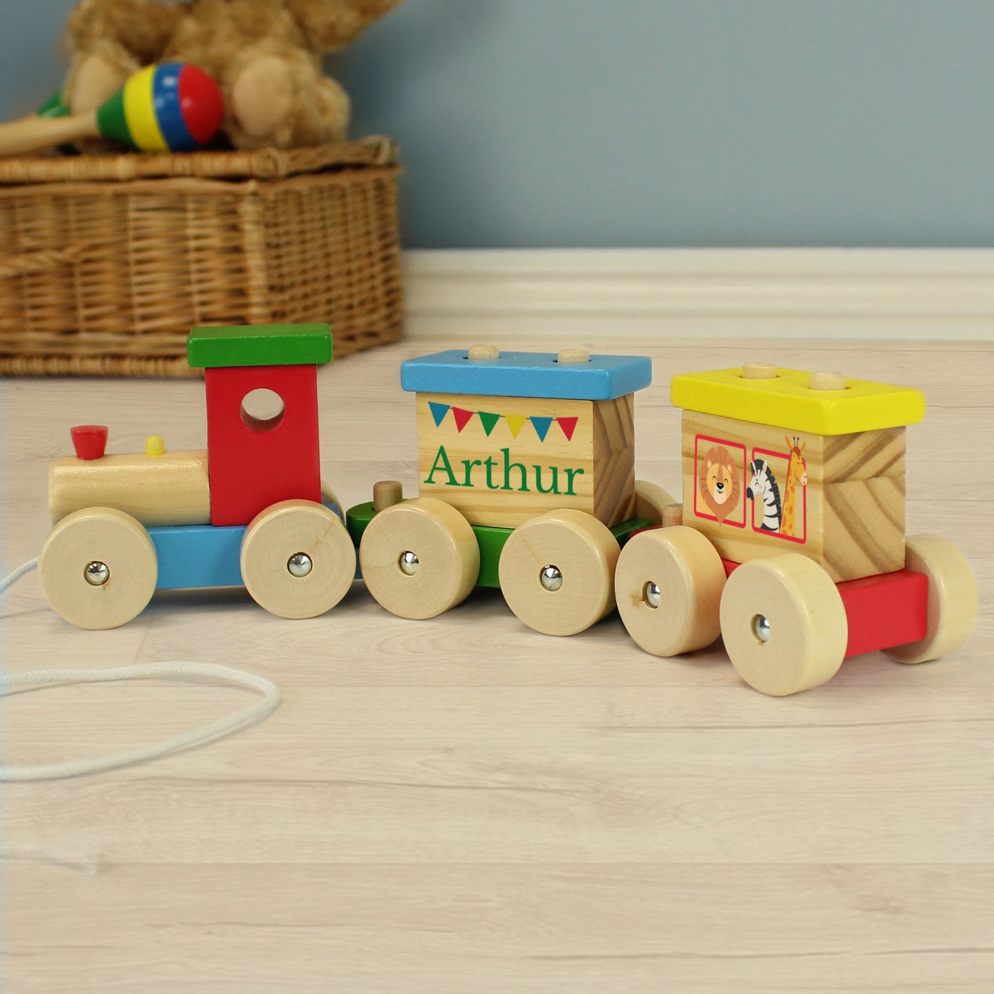 Personalised Circus Toy Train - MK&JD Gifts
