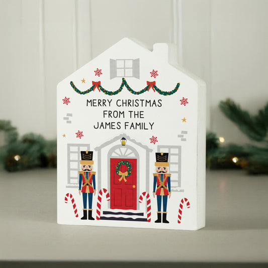 Personalised Nutcracker Christmas House Ornament - MK&JD Gifts